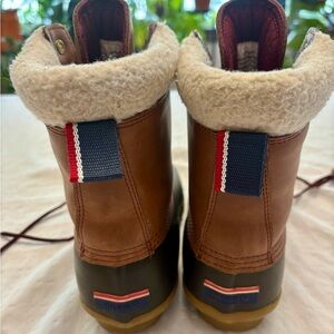 Tommy Hilfiger Ankle Boots Brown and Black with Plush Lining